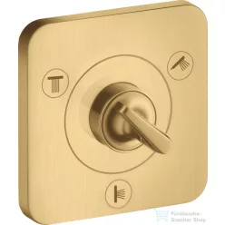   Hansgrohe AXOR CITTERIO E Trio/ Quattro falsík alatti elzáró- és váltószelep 12 x 12, szálcsiszolt arany hatású 36772250