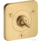 Hansgrohe AXOR CITTERIO E Trio/ Quattro falsík alatti elzáró- és váltószelep 12 x 12, szálcsiszolt arany hatású 36772250
