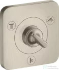 Hansgrohe AXOR CITTERIO E Trio/ Quattro falsík alatti elzáró- és váltószelep 12 x 12, szálcsiszolt nikkel 36772820