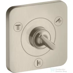   Hansgrohe AXOR CITTERIO E Trio/ Quattro falsík alatti elzáró- és váltószelep 12 x 12, szálcsiszolt nikkel 36772820