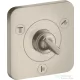 Hansgrohe AXOR CITTERIO E Trio/ Quattro falsík alatti elzáró- és váltószelep 12 x 12, szálcsiszolt nikkel 36772820