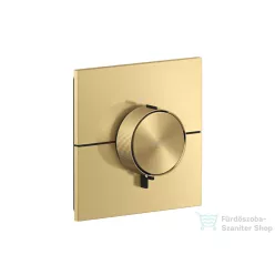   Hansgrohe AXOR SHOWERSELECT ID Square falsík alatti termosztát, szálcsiszolt arany hatású 36774250
