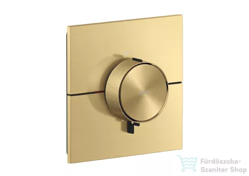 Hansgrohe AXOR SHOWERSELECT ID Square falsík alatti termosztát, szálcsiszolt arany hatású 36774250
