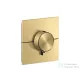 Hansgrohe AXOR SHOWERSELECT ID Square falsík alatti termosztát, szálcsiszolt arany hatású 36774250