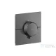 Hansgrohe AXOR SHOWERSELECT ID Square falsík alatti termosztát, polírozott fekete króm 36774330