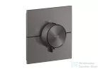 Hansgrohe AXOR SHOWERSELECT ID Square falsík alatti termosztát, szálcsiszolt fekete króm 36774340