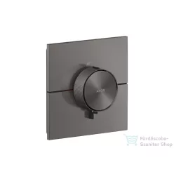   Hansgrohe AXOR SHOWERSELECT ID Square falsík alatti termosztát, szálcsiszolt fekete króm 36774340