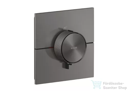 Hansgrohe AXOR SHOWERSELECT ID Square falsík alatti termosztát, szálcsiszolt fekete króm 36774340