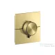 Hansgrohe AXOR SHOWERSELECT ID Square falsík alatti termosztát, szálcsiszolt sárgaréz 36774950