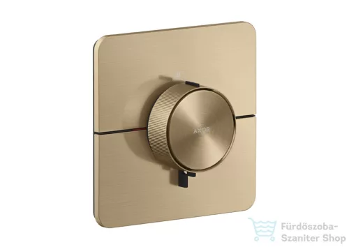 Hansgrohe AXOR SHOWERSELECT ID Softsquare falsík alatti termosztát, szálcsiszolt bronz 36775140