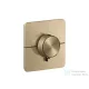 Hansgrohe AXOR SHOWERSELECT ID Softsquare falsík alatti termosztát, szálcsiszolt bronz 36775140