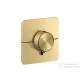 Hansgrohe AXOR SHOWERSELECT ID Softsquare falsík alatti termosztát, szálcsiszolt arany hatású 36775250