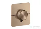 Hansgrohe AXOR SHOWERSELECT ID Softsquare falsík alatti termosztát, szálcsiszolt vörös arany hatású 36775310