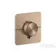 Hansgrohe AXOR SHOWERSELECT ID Softsquare falsík alatti termosztát, szálcsiszolt vörös arany hatású 36775310