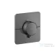 Hansgrohe AXOR SHOWERSELECT ID Softsquare falsík alatti termosztát, polírozott fekete króm 36775330