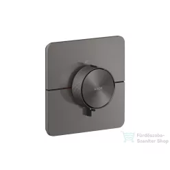   Hansgrohe AXOR SHOWERSELECT ID Softsquare falsík alatti termosztát, szálcsiszolt fekete króm 36775340