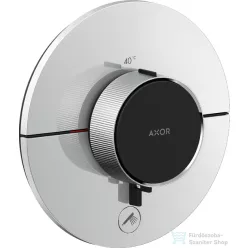   Hansgrohe AXOR SHOWERSELECT ID Round Highflow, 1 fogyasztó+1 funkciós falsík alatti termosztátos csaptelep, króm 36776000