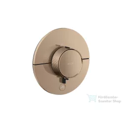   Hansgrohe AXOR SHOWERSELECT ID Round Highflow, 1 fogyasztó+1 funkciós falsík alatti termosztátos csaptelep, polírozott vörös arany hatású 36776300
