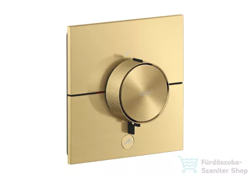 Hansgrohe AXOR SHOWERSELECT ID Square Highflow, 1 fogyasztó+1 funkciós falsík alatti termosztátos csaptelep, szálcsiszolt arany hatású 36777250