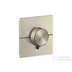   Hansgrohe AXOR SHOWERSELECT ID Square Highflow, 1 fogyasztó+1 funkciós falsík alatti termosztátos csaptelep, szálcsiszolt nikkel 36777820