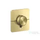 Hansgrohe AXOR SHOWERSELECT ID Softsquare Highflow, 1+1 funkciós falsík alatti termosztátos csaptelep, szálcsiszolt sárgaréz 36778950