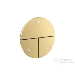   Hansgrohe AXOR SHOWERSELECT Round 3 funkciós falsík alatti váltószelep, szálcsiszolt arany hatású 36779250