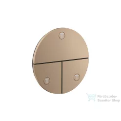   Hansgrohe AXOR SHOWERSELECT Round 3 funkciós falsík alatti váltószelep, polírozott vörös arany hatású 36779300