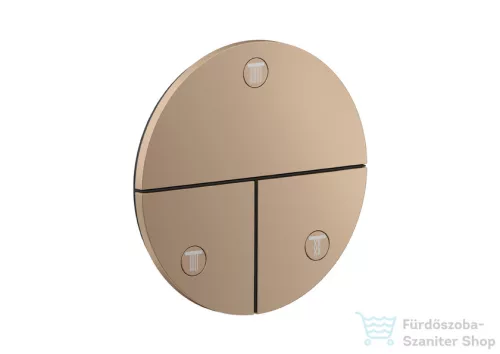 Hansgrohe AXOR SHOWERSELECT Round 3 funkciós falsík alatti váltószelep, polírozott vörös arany hatású 36779300