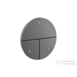   Hansgrohe AXOR SHOWERSELECT Round 3 funkciós falsík alatti váltószelep, polírozott fekete króm 36779330