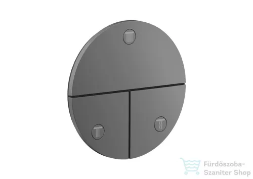 Hansgrohe AXOR SHOWERSELECT Round 3 funkciós falsík alatti váltószelep, polírozott fekete króm 36779330