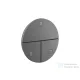 Hansgrohe AXOR SHOWERSELECT Round 3 funkciós falsík alatti váltószelep, polírozott fekete króm 36779330
