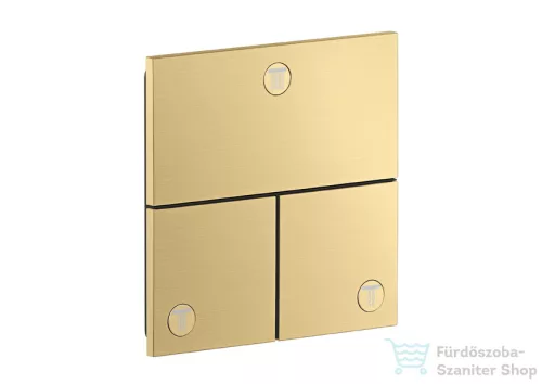 Hansgrohe AXOR SHOWERSELECT Square 3 funkciós falsík alatti váltószelep, szálcsiszolt arany hatású 36780250