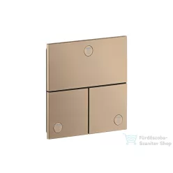   Hansgrohe AXOR SHOWERSELECT Square 3 funkciós falsík alatti váltószelep, szálcsiszolt vörös arany hatású 36780310