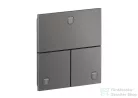 Hansgrohe AXOR SHOWERSELECT Square 3 funkciós falsík alatti váltószelep, polírozott fekete króm 36780330