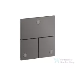   Hansgrohe AXOR SHOWERSELECT Square 3 funkciós falsík alatti váltószelep, szálcsiszolt fekete króm 36780340