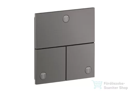 Hansgrohe AXOR SHOWERSELECT Square 3 funkciós falsík alatti váltószelep, szálcsiszolt fekete króm 36780340