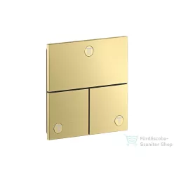   Hansgrohe AXOR SHOWERSELECT Square 3 funkciós falsík alatti váltószelep, szálcsiszolt sárgaréz 36780950