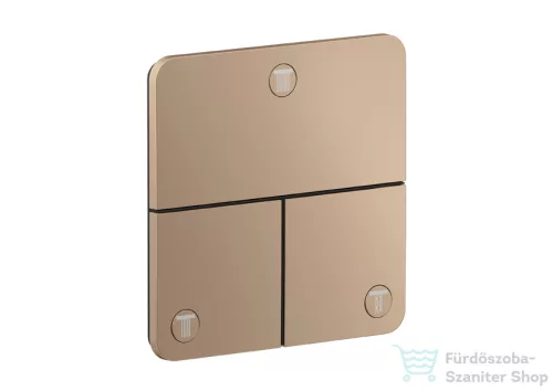 Hansgrohe AXOR SHOWERSELECT Softsquare 3 funkciós falsík alatti váltószelep, polírozott vörös arany hatású 36781300