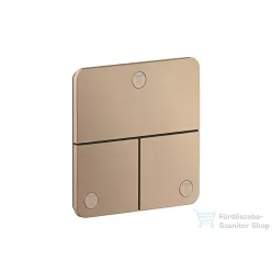   Hansgrohe AXOR SHOWERSELECT Softsquare 3 funkciós falsík alatti váltószelep, szálcsiszolt vörös arany hatású 36781310