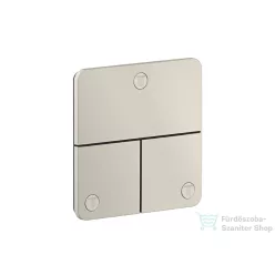   Hansgrohe AXOR SHOWERSELECT Softsquare 3 funkciós falsík alatti váltószelep, rozsdamentes acél hatású 36781800