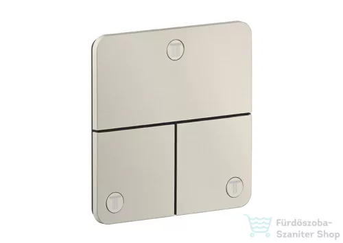 Hansgrohe AXOR SHOWERSELECT Softsquare 3 funkciós falsík alatti váltószelep, rozsdamentes acél hatású 36781800