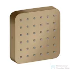 Hansgrohe AXOR CITTERIO E 12x12 cm-es oldalfúvóka/testzuhany,szálcsiszolt bronz 36822140