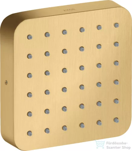 Hansgrohe AXOR CITTERIO E 12x12 cm-es oldalfúvóka/testzuhany,szálcsiszolt arany hatású 36822250
