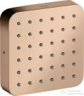 Hansgrohe AXOR CITTERIO E 12x12 cm-es oldalfúvóka/testzuhany,polírozott vörös arany hatású 36822300