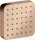 Hansgrohe AXOR CITTERIO E 12x12 cm-es oldalfúvóka/testzuhany,polírozott vörös arany hatású 36822300