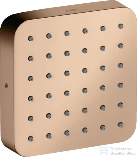 Hansgrohe AXOR CITTERIO E 12x12 cm-es oldalfúvóka/testzuhany,polírozott vörös arany hatású 36822300