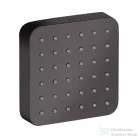 Hansgrohe AXOR CITTERIO E 12x12 cm-es oldalfúvóka/testzuhany,szálcsiszolt fekete króm 36822340