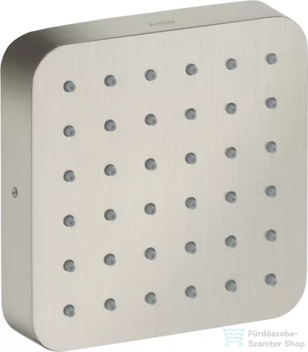 Hansgrohe AXOR CITTERIO E 12x12 cm-es oldalfúvóka/testzuhany,rozsdamentes acél hatású 36822800