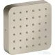 Hansgrohe AXOR CITTERIO E 12x12 cm-es oldalfúvóka/testzuhany,szálcsiszolt nikkel 36822820