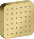 Hansgrohe AXOR CITTERIO E 12x12 cm-es oldalfúvóka/testzuhany,szálcsiszolt sárgaréz hatású 36822950